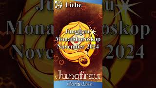 Jungfrau LIEBE ❤️ Horoskop November 2024 [upl. by Ahsiekahs33]