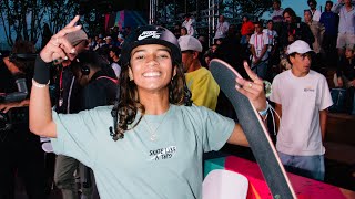 Rayssa Leal Takes 1st Place at the WST Street World Championship 2024 and World Skate Games Roma [upl. by Naara]