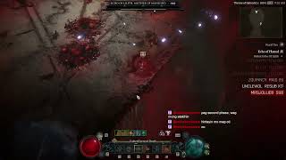 Necromancer Golem 1 Shot Lilith  Diablo 4 Season 4 [upl. by Asial]