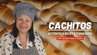 Aprende a preparar cachitos venezolanos  Auténtica receta panadera de cachitos 🥐 [upl. by Eenaffit]