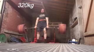 Deadlift 350kg  771lb x 5 [upl. by Ylagam]