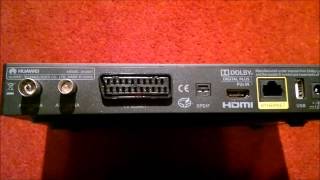 Huawei DN360T Solid State YouView Box TalkTalk [upl. by Airdnaxela]