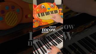 Meow Meow Sad Song on a cat piano meow miawmiaw [upl. by Snahc]