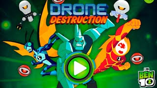 Ben 10 Drone Destruction  Heatblast CN Games [upl. by Maurilia]