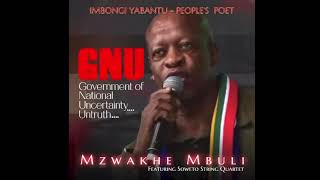 MzwakheMbuli speaks the hard undiluted truth through his poetry and music GNU [upl. by Kreg]