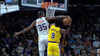 Kevin Durant Tried to Block Bronny James 👀 [upl. by Newmann129]