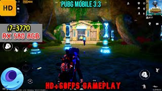 HDR  60FPS PUBG MOBILE PC GAMEPLAY  i7 3770  RX 580 8GB Benchmarks [upl. by Ludwig]