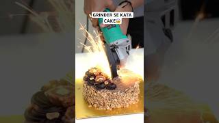 Grinder se kata cake😱 cakevideos cakedecoration cakedesign chocolatecake cakevideos truffle [upl. by Hedy]