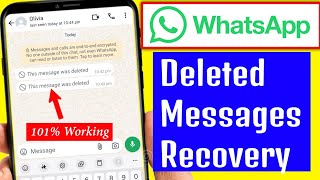 How to Recover Whatsapp Deleted Messages  Whatsapp deleted messages recovery app [upl. by Milone]