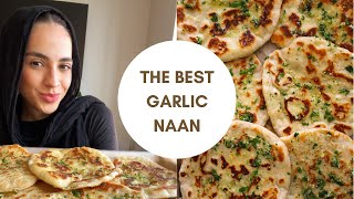 HOMEMADE GARLIC NAAN Easy Quick and Delicious [upl. by Akerboom]