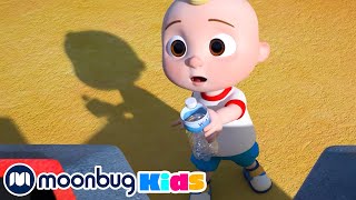 Clean Up Trash Song  CoComelon  Kids Education  MOONBUG KIDS [upl. by Dominica]