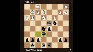 Pal Benko vs Klaus Viktor Darga  Amsterdam Interzonal 1964  Round 8 [upl. by Rieth492]