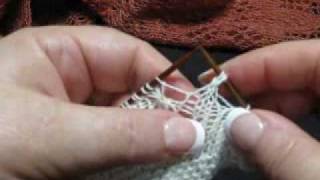 Estonian Lace techniques Part 2flv [upl. by Allemap]