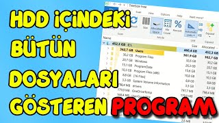 Harddisk İçindeki Bütün Dosyaları Görmenizi Sağlayan Ücretsiz Program [upl. by Etyak159]