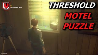 CONTROL  Threshold Traverse the Oceanview Motel puzzle solution  Walkthrough [upl. by Asia]