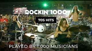 70s hits performed by 1000 musicians [upl. by Enilecram]