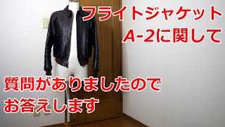 アメカジスタイル 第166回【Flight Jacket A 2】A 2購入に悩んでいる方にお答えします [upl. by Natfa]