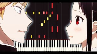 Kaguyasama Love is war OP  Love Dramatic Piano  Sheets [upl. by Nnaynaffit738]