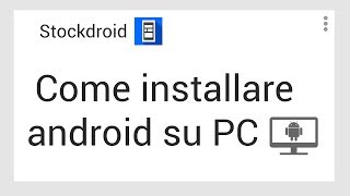 Come installare Android 44 su PC [upl. by Ecinnej]