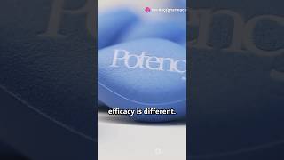 Potency vs Efficacy shorts potency efficacy pharmacology drugeducation pharmacy study [upl. by Batty]