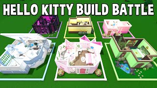 MEGA Hello Kitty Bedroom BuildOff CHALLENGE [upl. by Janean437]