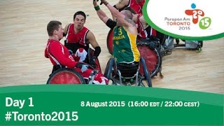 Day 1  Toronto 2015 Parapan American Games [upl. by Eilata]