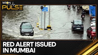 Mumbai Rains Red alert issued in Indias financial capital  Latest News  WION Pulse [upl. by Jallier]