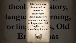 What is Old English why you should learn it and how oldenglish [upl. by Anitnauq]