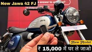 2024 Jawa 42 FJ  All Model Price List  Finance EMI Down Payment  Jawa 42 FJ finance  Hindi [upl. by Adiuqram120]