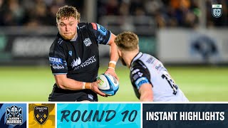 Glasgow Warriors v Dragons  Instant Highlights  Round 10  URC 202324 [upl. by Mochun]