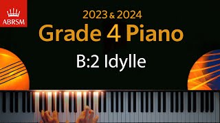 ABRSM 2023 amp 2024  Grade 4 Piano exam  B2 ldylle  Cecile Chaminade [upl. by Morris]