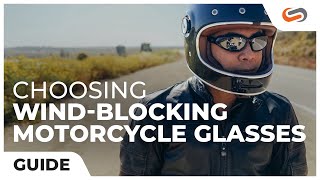 How to Choose Wind Blocking Motorcycle Glasses Buyers Guide  SportRx [upl. by Peregrine]