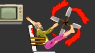 CLEAVER CHAIR OF DEATH Happy Wheels 5 [upl. by Nosyla]