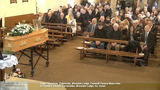 Hugh Fitzpatrick Tullyinchin Mountain Lodge Funeral Mass from StPatricks Church Carrickallen [upl. by Ander]