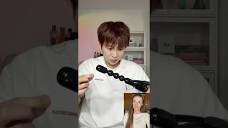 Hair curler explore react funnyreview hair fyp [upl. by Akili828]