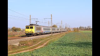 Video de trains à Meursault et Puligny Montrachet en Novembre 2017 [upl. by Winnie179]