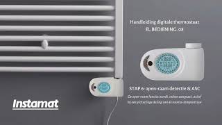 Instamat Thermostaat Handleiding STAP 6  open raam detectie amp ASC [upl. by Aicilav]