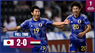 Full Match  AFC U23 Asian Cup Qatar 2024™  SemiFinals  Japan vs Iraq [upl. by Mosra]