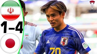 Iran vs Japan 14  All Goals and Highlights  2024 🔥 KUBO [upl. by Snashall]