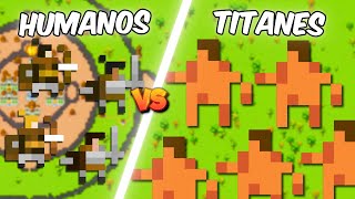 10000 Humanos vs 1000 Titanes ¿Quién ganará [upl. by Cassell327]