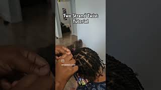 Two Strand Twist Tutorial twostrandtwist naturalhairstyles subscribe thankyouforyoursupport [upl. by Nnylyak]