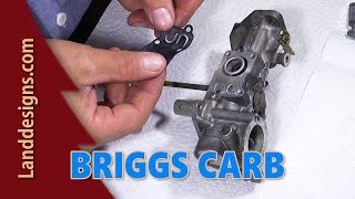 BRIGGS CARB REBUILD [upl. by Naillimxam522]