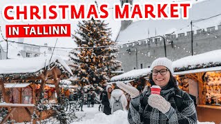 Magical Tallinn Christmas Market Experience 2023 [upl. by Acnoib]