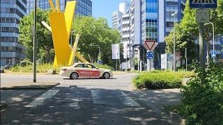 a sunnyday drive from Frankfurt Rödelheim to Eschborn PLEASE LIKEampSUBSCRIBE [upl. by Schott]