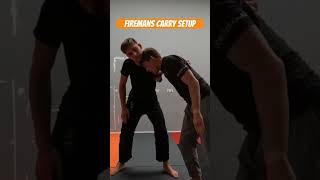 Firemans carry setup mma grappling bjj wrestling [upl. by Myra994]