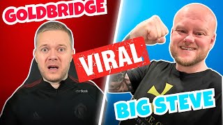 Mark Goldbridge vs Big Steve  VIRAL BEEF [upl. by Homere]