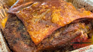 Pernil Spanish Style Roast Pork  How To Make Chicharron [upl. by Dadirac]