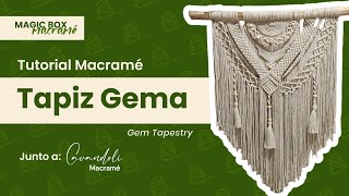 Cómo Hacer un Hermoso Tapiz Macramé Tutorial paso a paso [upl. by Meirrak]