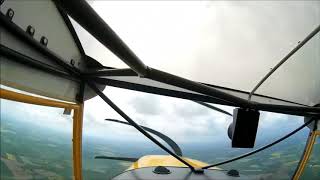 EuroFox towing up a glider at Rattlesden Airfield Suffolk [upl. by Einnal644]