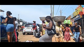 AFRICA’S STREET MARKETS A BRIEF TOUR OF THE MADINA MARKET IN ACCRA GHANA [upl. by Ahsuoj938]